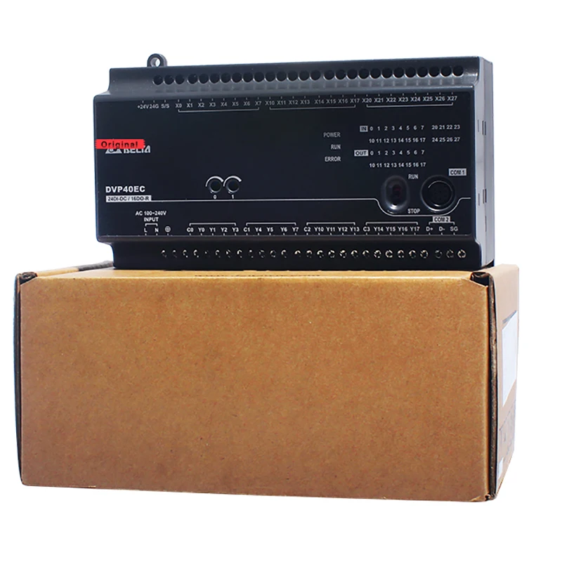 Оригинальный контроллер PLC Delta релейный выход DVP40ES200R ES2 серии 100-240VAC 24DI 16DO в коробке