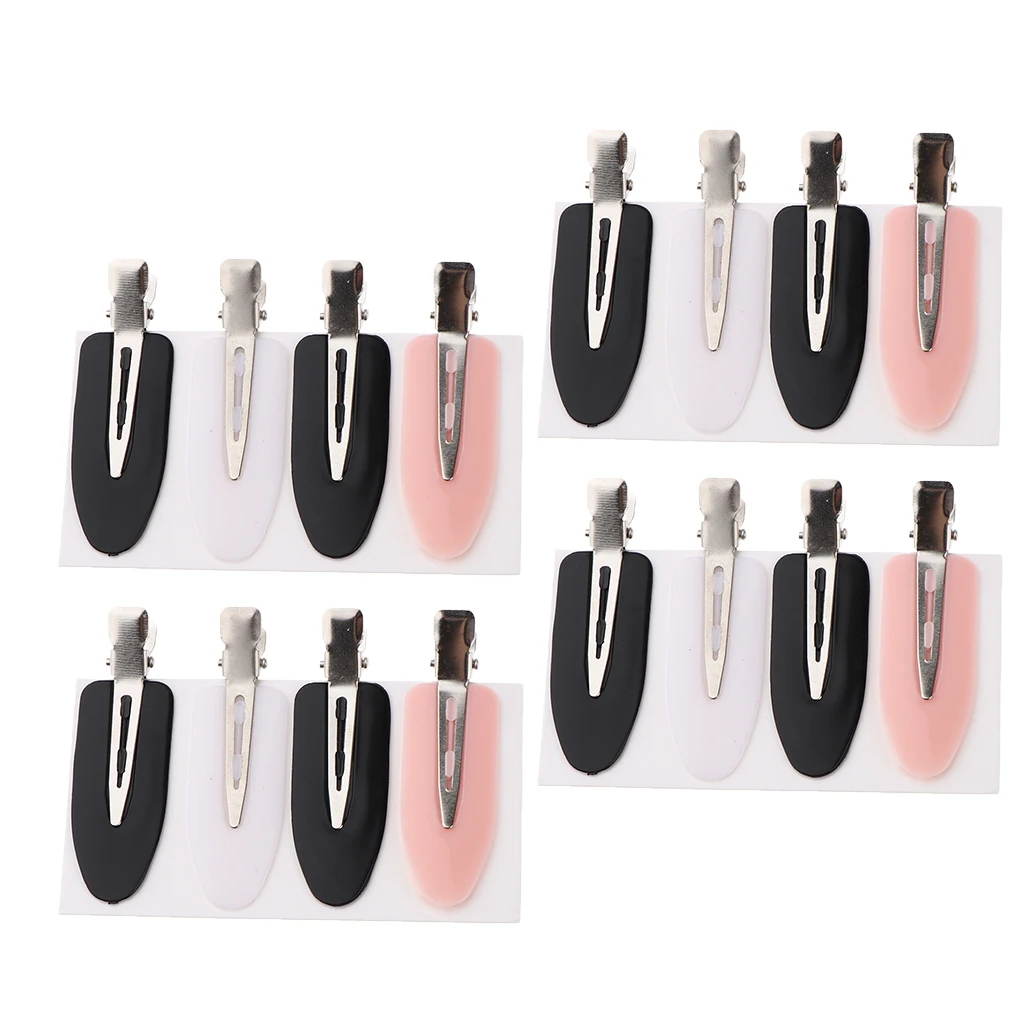 16 Pcs Women No Bend Hair Clips, Pin Curl Clip, Makeup No  Hair Clip Set, for Home Salon Hairdressing Styling Clamp Tools