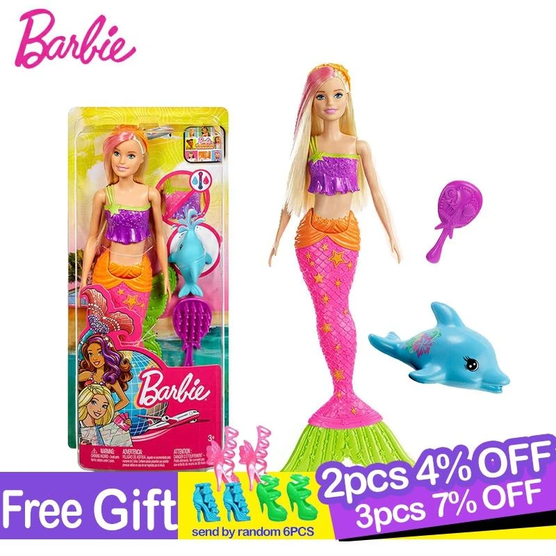 barbie mermaid and dolphin
