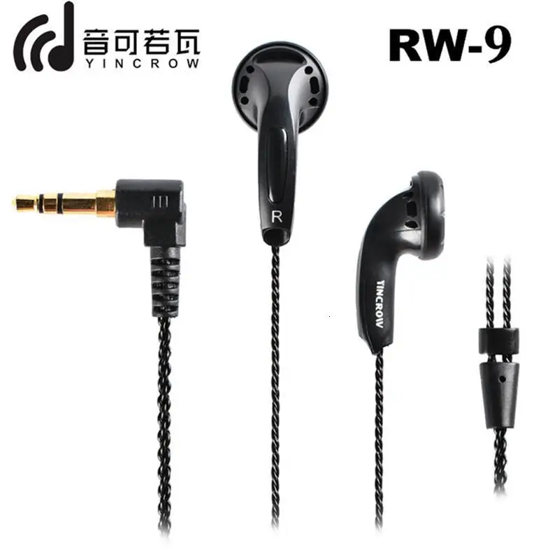 YINCROW RW-9 наушники вкладыши с плоской головкой затычки для ушей металлические наушники гарнитура MX500 вкладыши