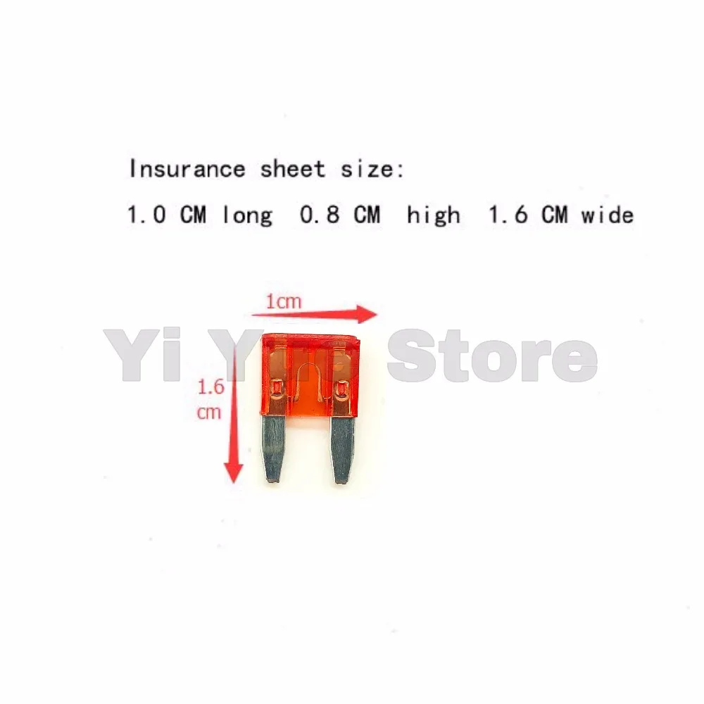 1020pcs High Quality Car fuse Standard Small Fuse Blade Fuse, Auto Fuse Car 2A 3A 5A 7.5A 10A 15A 20A 25A 30A 35A (7)