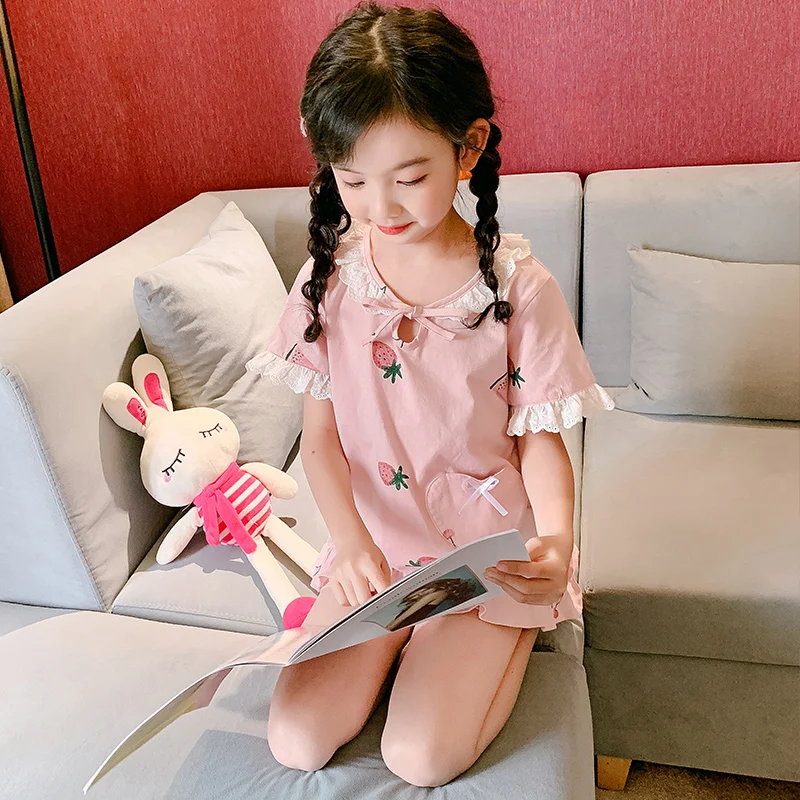 Детские пижамы для малышей 2020 девочка хлопок милые pijama infantil 2 предмета одежда сна