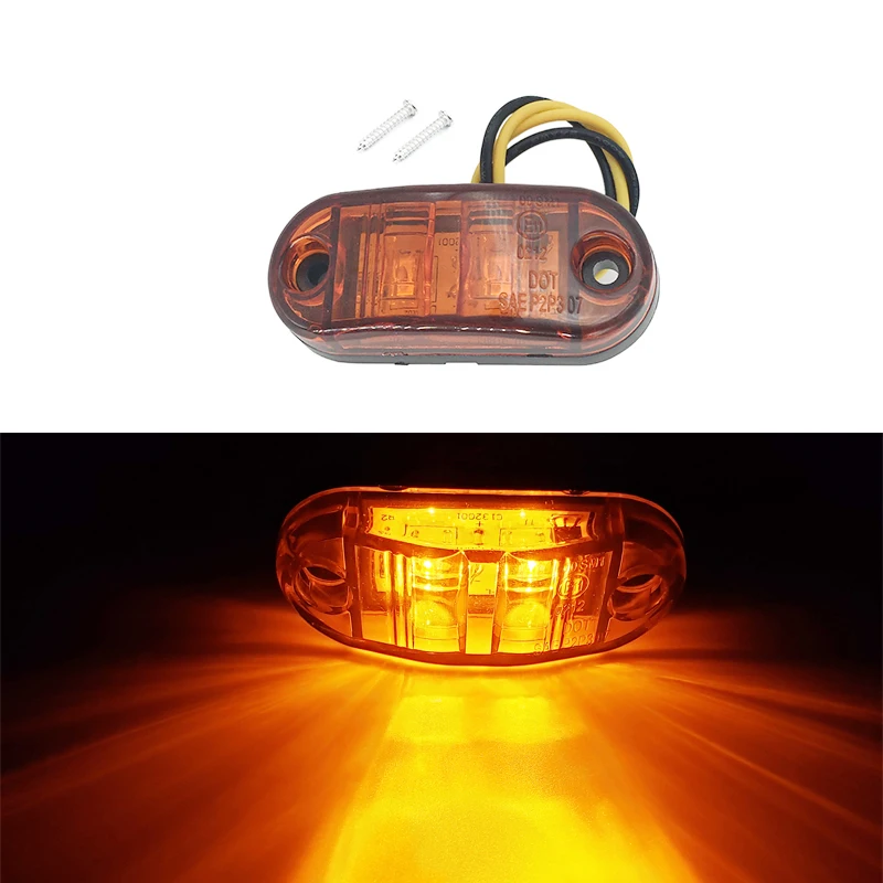 12 V 24 Светодиодные боковые габаритные фонари Автомобиль внешняя лампа