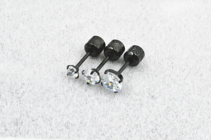 Free Shippment 20PCS Body jewelry Shine CZ 20G Ear Stud Tragus/Helix Bar/Stud/Earring Cartilage Stainless Steel Thin Bar NEW