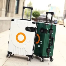 

20/22/24/26 inch High Quality PC Luggage Travel Suitcase Aluminum Frame Luxury Rolling Luggage Spinner Trolley Bag Wheel