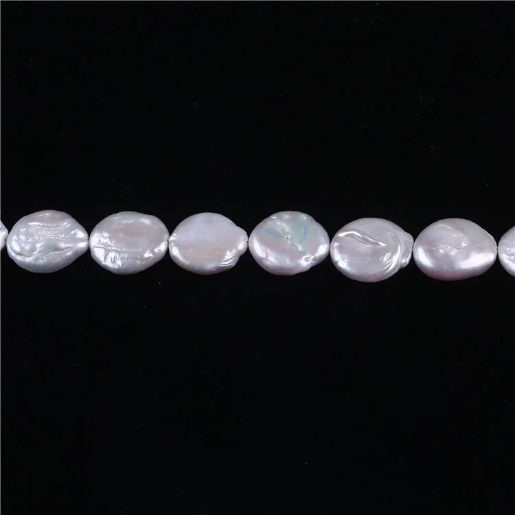 Natural Pearl Coin Shaped baroque pearl Beads loose pearls beads women lady jewelry DIY