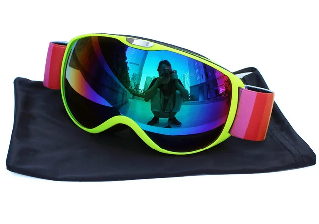 Gafas De Esquí Para Niños, Gafas De Snowboard Coloridas, Lentes Esféricos  De Doble Capa Antivaho Para Niños De 3 A 12 Años, Niños Y Niñas, Esquí  qarigey OD016817-06