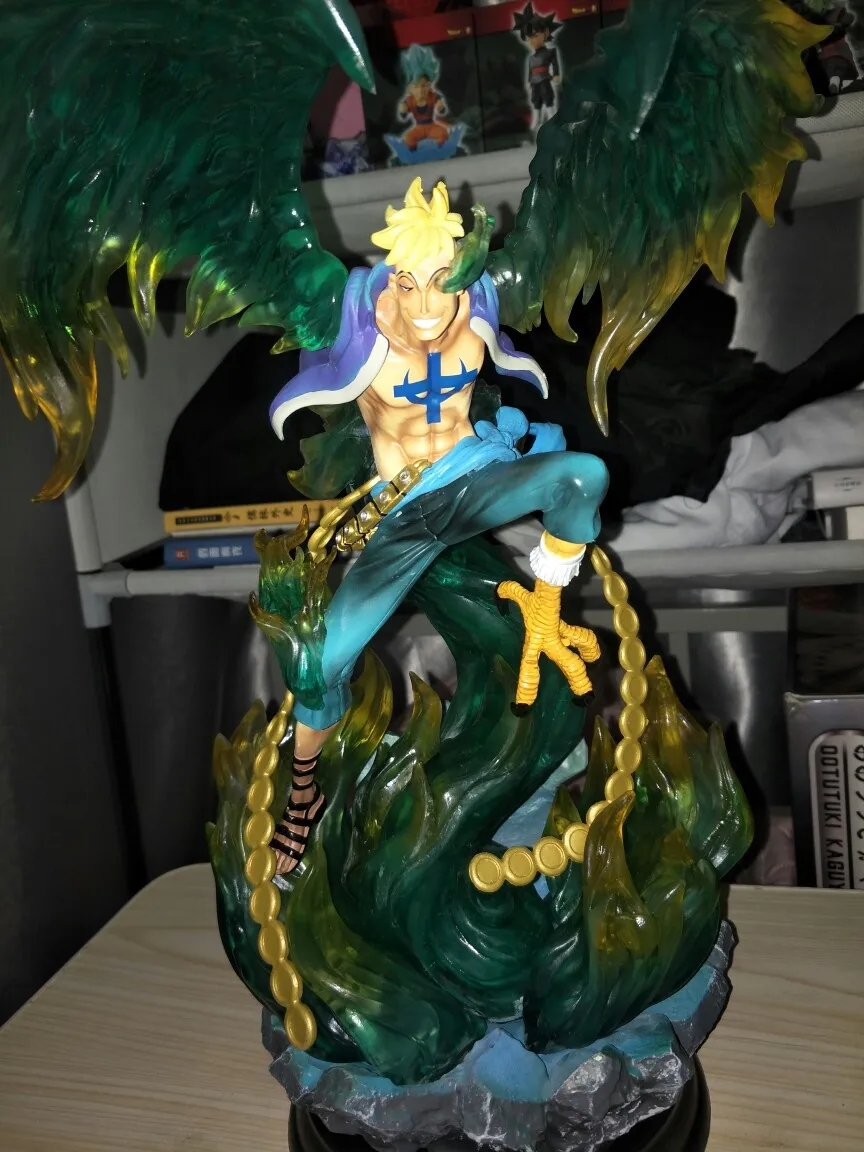 [Funny] 39 см японское аниме one piece Phoenx Марко GK ПВХ Фигурка Статуя Коллекционная модель украшение дома игрушка детский подарок