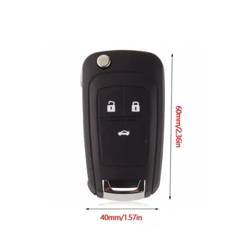 

Car Entry Remote Control Key Fit for Chevrolet Cruze Flip Folding Hot Car Remote Key Shell Case 3 Buttons