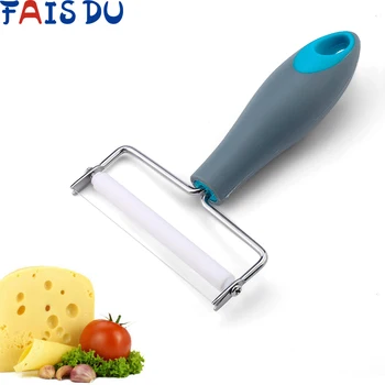

Stainless Steel Cheese Slicer Butter Cutting Board Handle Plastic Cheese Cutter Knife Cooking Baking Tools Accessories