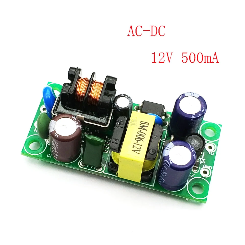 AC-DC 12 В 220 мА понижающий преобразователь изоляционный светодиодный модуль
