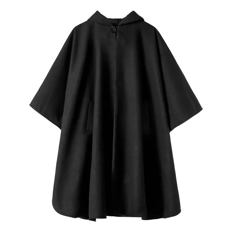 black DMY1531 Плиссированный черный Тренч Женская мода новая широкая талия длинный размера плюс длинный рукав небольшой свежий миноритарный Свободный плащ DMY1531 - Цвет: black DMY1531