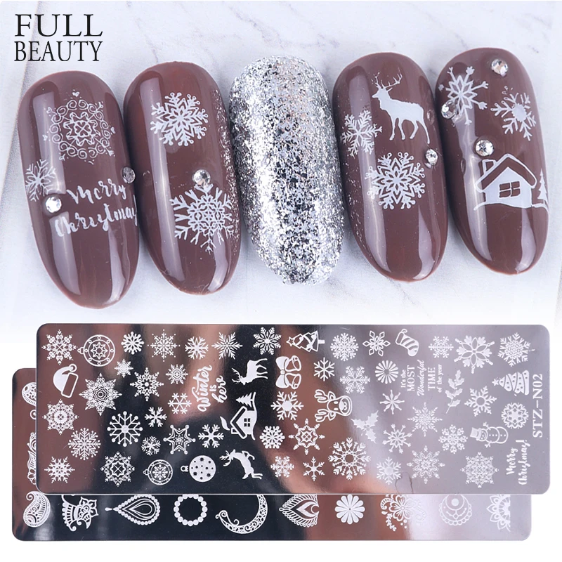

Rose Leaves Nail Stamping Plate Spring Flower Leaf Jewelry Image Geometric Polish Stencil Nail Art Template Mold CHSTZN01-12-1