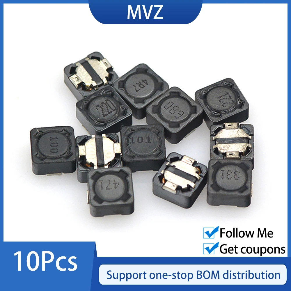 10 шт. интегрированный индуктор питания CD74 CDRH74R SMD эритроиндуктор 1 мкГн 5 2 3 4 7 6 8
