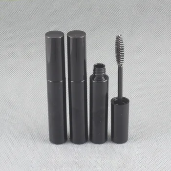 

20PCS 10 ML Black Round Portable Empty Mascara Tube Eyelash Vial Liquid Bottle Plastic Container