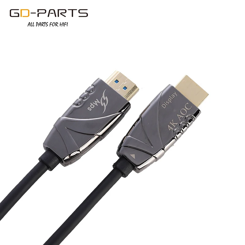 MPS HD-290 HDMI кабель аудио оптический волоконный, плетеный позолоченный HiFi 3D 24AWG HD 4K* 2K обратный Ethernet 3840x2160p 4096x2160p