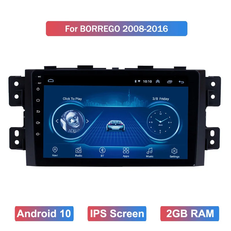Android 10 for Kia Borrego 2008 2009 2010 2011 2012 2013 2014 2015 2016 HD car GPS All-in-One Navigation Machine Car | Автомобили и