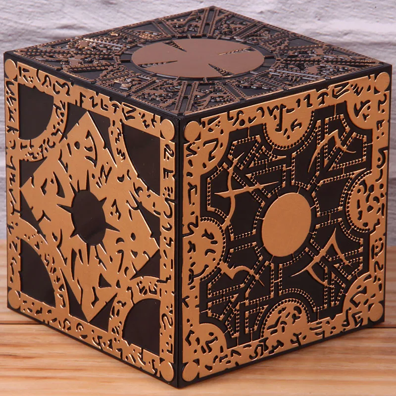 Hellraiser Puzzle Box жалование конфигурации Hellraiser фигурка экшн ПВХ Коллекционная модель игрушки фильм ужасов куклы