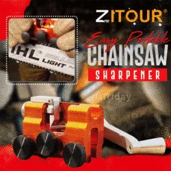 Zitour®Affûteur de tronçonneuse facile et Portable, affûteur d'outils, affûteurs durables pour scies à chaîne, meulage du bois 