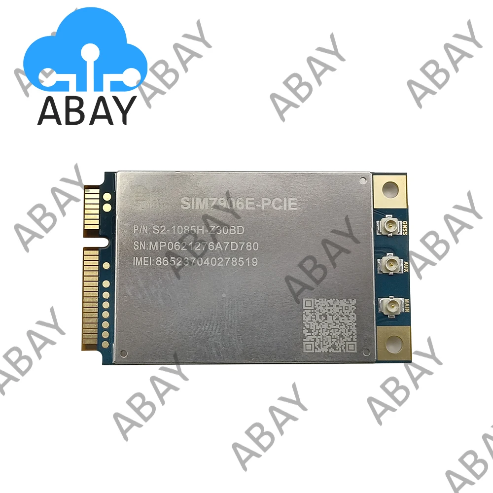 SIMCOM SIM7906E-PCIE MINI PCIe cat6 4G LTE-A 300M мульти-диапазон LTE-FDD/HSPA + GNSS беспроводной M2M LTE-TDD Module