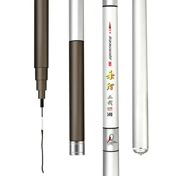 

Carbon Telescopic Fishing Rod Super Light Hard Taiwan Fishing Olta Crucian Carp Fishing Vara De Pesca Fishing Tackle 3.6m-7.2m