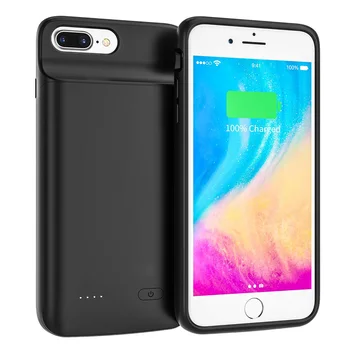 

Newdery battery case for iphone 6/6s/7/8 plus 5.5 inch 5000mAh soft TPU power case for iphone 6 6s 7 8 SE 2020 4.7inch 3200mAh
