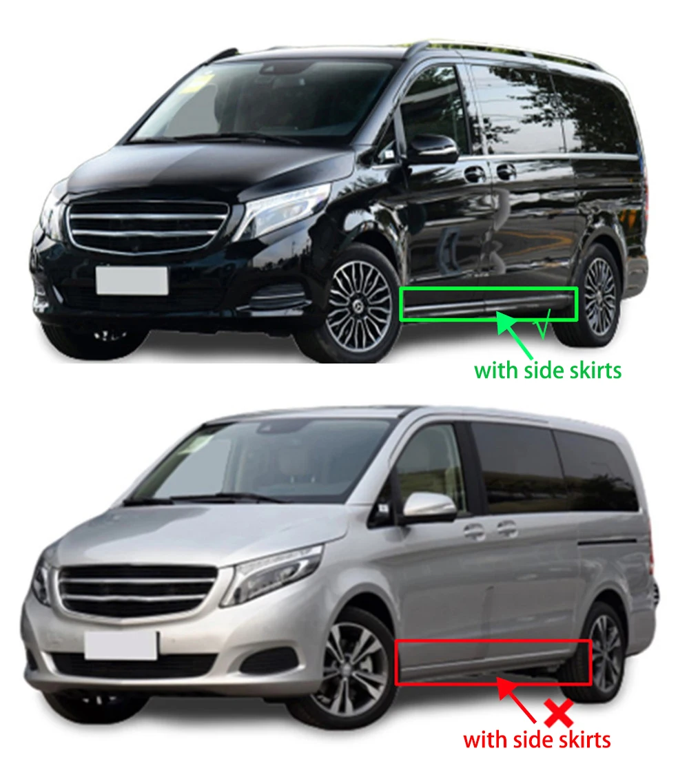 Для Mercedes Benz V-Class Vito W447 Viano W639 Брызговики benz V250 Автомобильные Брызговики w639 Брызговики vito - Цвет: v-class(2016-2019)