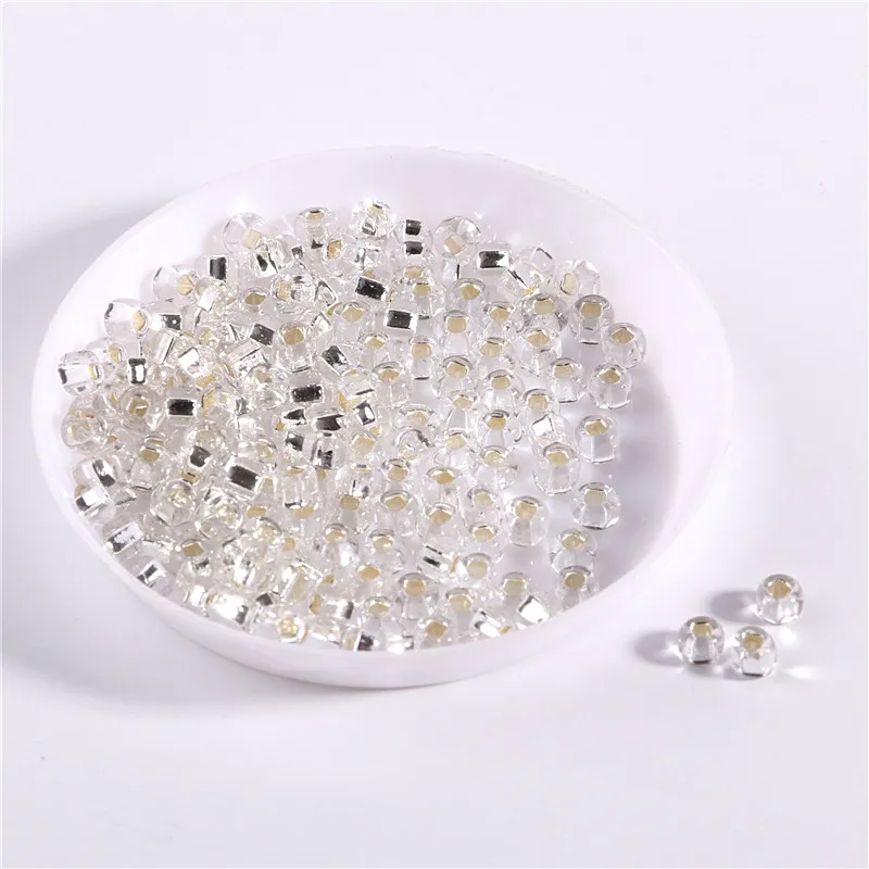 2mm 3mm 4mm Czech Glass Seed Beads Square Spacer Glass Beads For Jewelry Making Diy Bracelets 10g