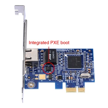 

For Desktop PC RJ45 Port PCI Express Adapter Easy Operation Self Adaption High Speed Gigabit Ethernet Stable Signal Network Card