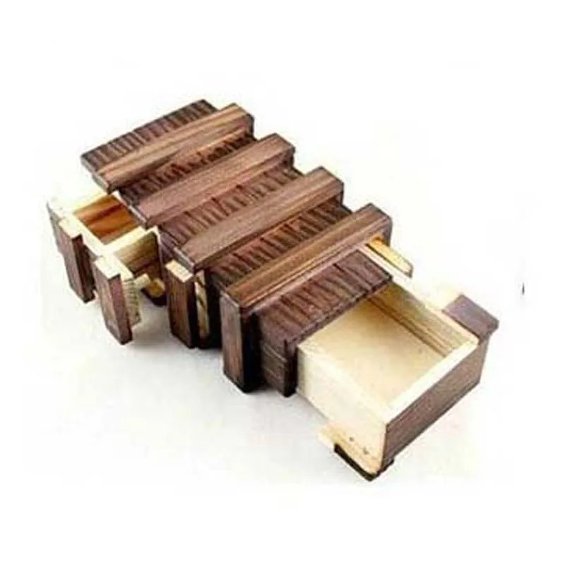 

Wooden Three Open Large Magic Box Whole Shop Full Discount Activity Educational Wood Disassembly Unlock Storage Box Room Escape