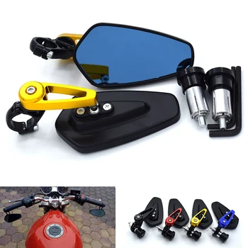 

Universal 7/8 "22mm Handlebar Motorcycle Rearview Mirror Moto mirror For Suzuki Hayabusa GSX1300R SV1000 SV1000S TL1000R GSX1400