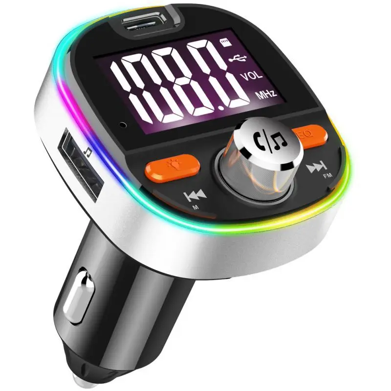 QC3.0 автомобильный комплект Bluetooth 5,0 fm-передатчик модулятор Быстрая зарядка USB зарядное устройство стерео MP3-плеер громкой связи