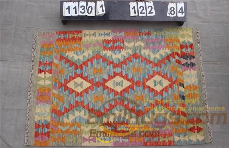 11301 kilim carpet wool Wool Woven Big For Living Room Geometric Bohemian Wool Knitting - Цвет: 11301