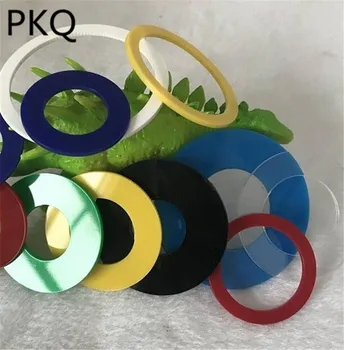 

10pcs Out Diameter 8cm 2mm Thick Hollow Round Acrylic Sheets Plate Clay Plexiglass Perspex Sheet Acrylic Plastic For Woodworking