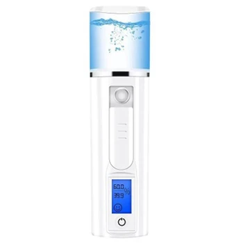 

White Usb Portable Facial Nano Atomization Mister Handy Moisturizing Mist Spray Skin Beauty Mini Face Humifier