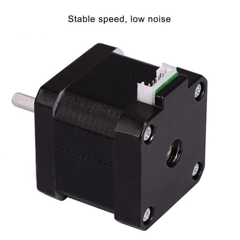 2 шт 12V 42 мм шаговый двигатель 42BYGH40-1704A для 3D-принтеры CNC робот 1,8 градусов, с 4мя фазами, провод
