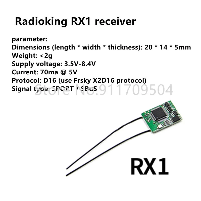 Radioking RX1 Frsky D16