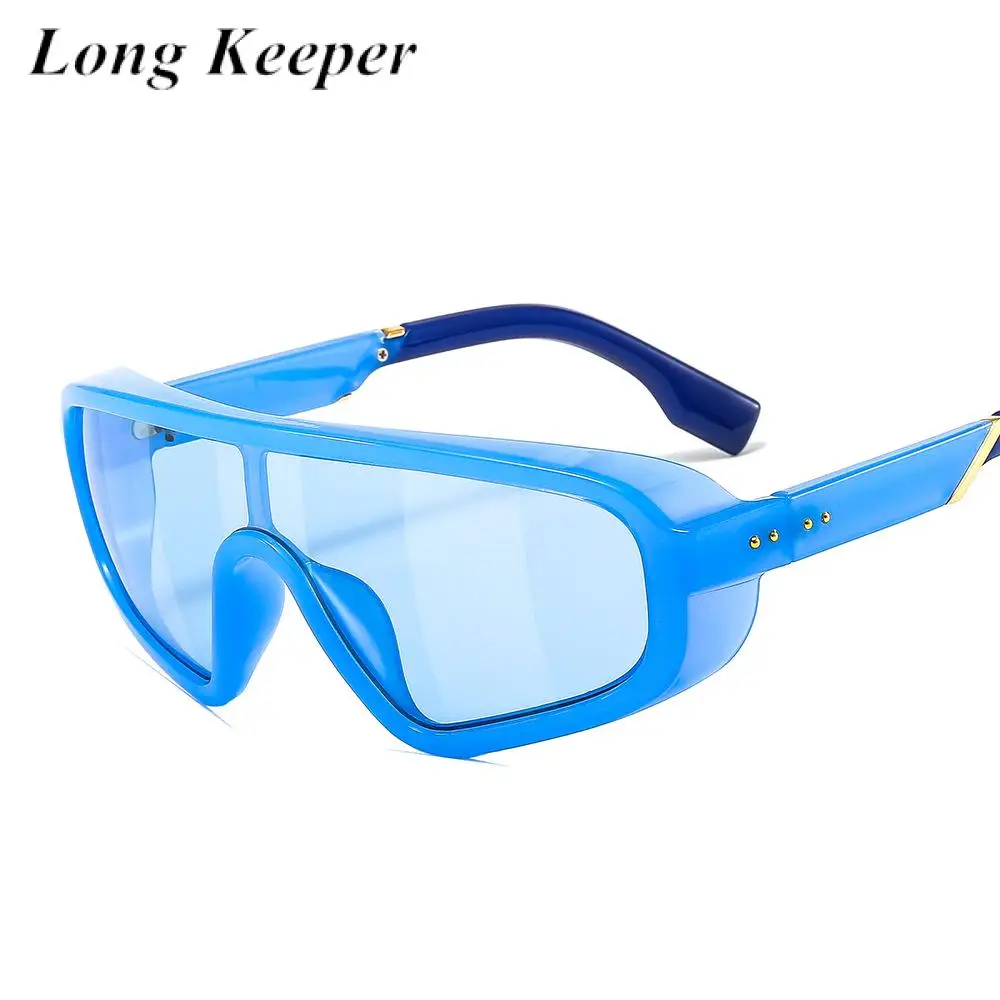 

2021 Classic Big Frame Sport Sunglasses Women Men Vintage Outdoor Windproof Sun Glasses Male Driving Goggles Oculos de sol
