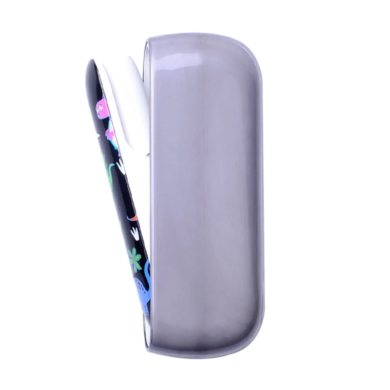 Мягкий ТПУ чехол для IQOS 3,0 электронная сигарета защитный чехол крышка рукав стиль - Цвет: GY