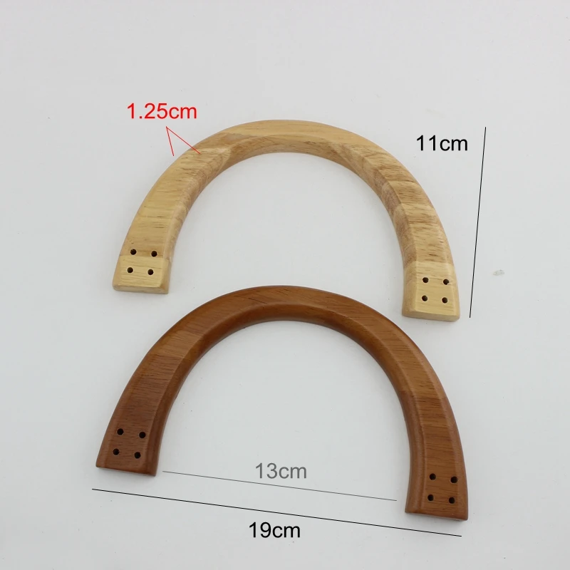 1 пара = 2 штуки 3 цвета 19X11cm X 4 отверстия сторона деревянные для сумок ручки швейные