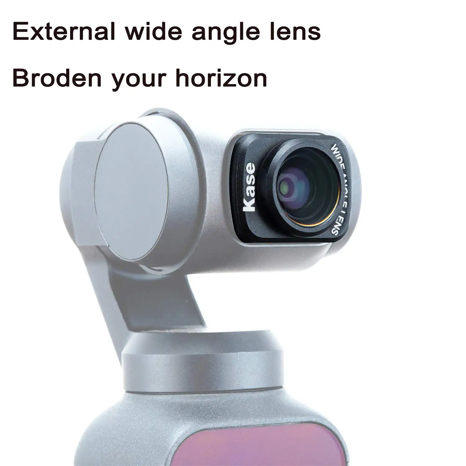 Kase 18 мм широкоугольный объектив Магнитный дизайн для DJI OSMO Карманная камера Ручной Стабилизатор