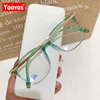 Yoovos 2022 Women Glasses Frame Luxury Eyewear For Women Anti Blue Light Glasses Optics Brand Designer Eyeglasses Frame Women ► Photo 2/6