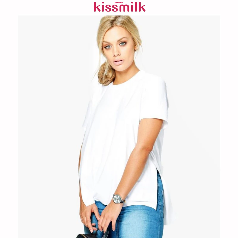 Kissmilk 2020 модная женская одежда больших размеров однотонная Повседневная