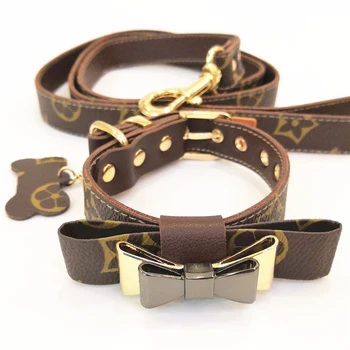 

dog collar dog leash chihuahua pitbull teddy dog French Bulldog dog accessories for small medium dogs S M L collar leash set