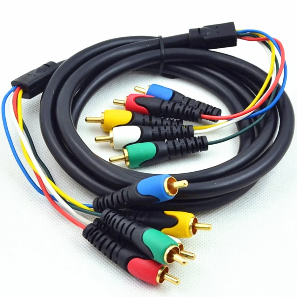 ERE 5-RCA Male to 5RCA Male RGB Ʈ   ̺, hdtv-ݵ RCA-RCA