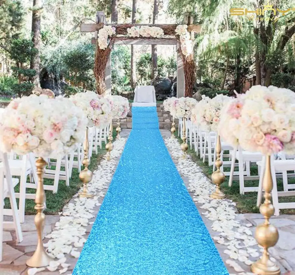 Блестящие вечерние ковровые дорожки с блестками 3 фута x 15 футов, свадебные Carpets-M1025