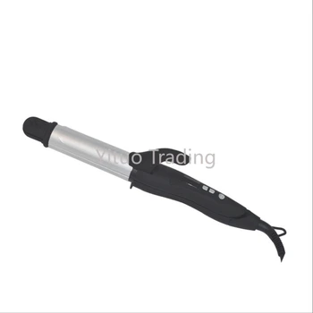 

50w Thermostat Tourmaline Ceramic Titanium Gold Two-in-one Hair Stick Curl Straight Dual-purpose Hair Curler
