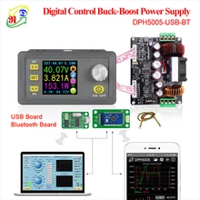 DPH5005 понижающий преобразователь постоянного напряжения тока программируемый цифровой контроль питания цветной ЖК-вольтметр 50 в 5A