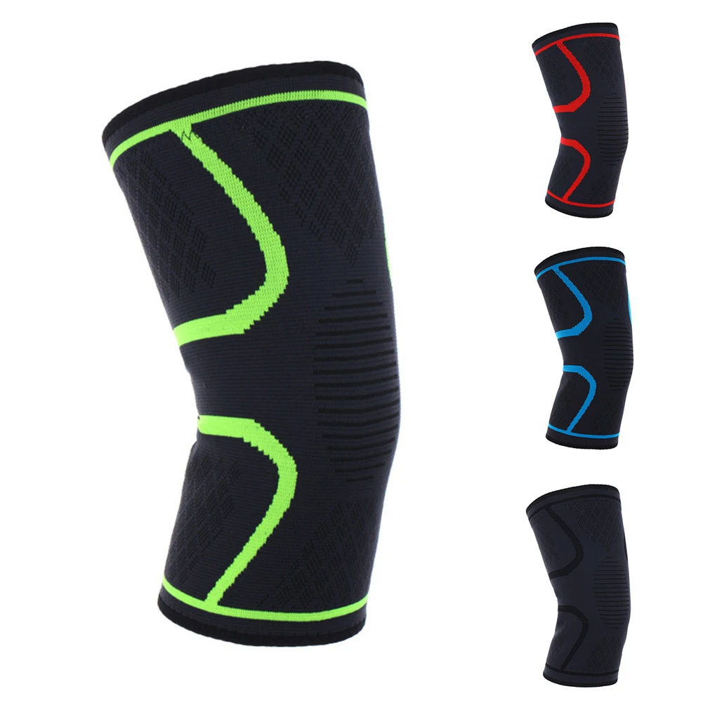 1 шт., спортивные наколенники унисекс, дышащие, эластичные, для поддержки колена, для скалолазания, фитнеса, баскетбола, волейбола, защита