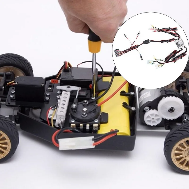 Для ford bronco Traxxas RC световая система черная модель игрушки Замена|Детали и